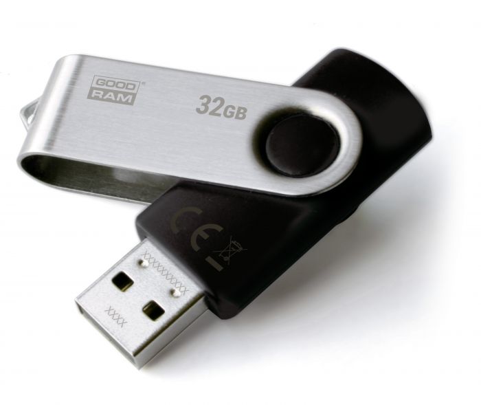 Флеш-накопичувач USB2.0 32GB GOODRAM UTS2 (Twister) Black (UTS2-0320K0R11)