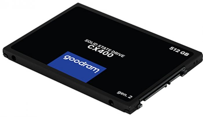 Накопичувач SSD 512GB GOODRAM CX400 Gen.2 2.5" SATAIII 3D TLC (SSDPR-CX400-512-G2)