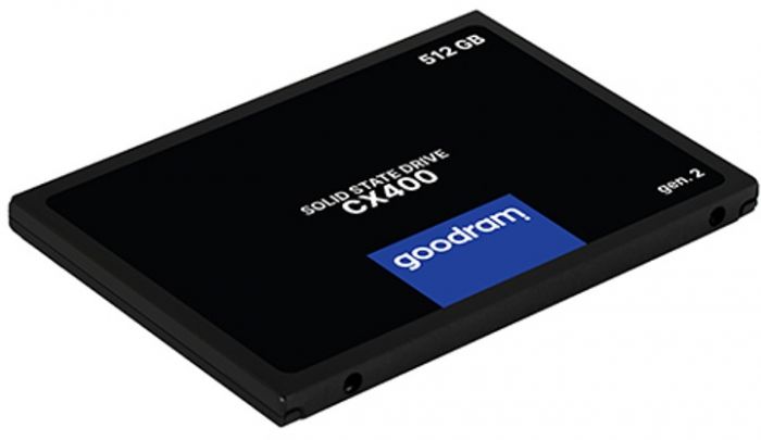 Накопичувач SSD 512GB GOODRAM CX400 Gen.2 2.5" SATAIII 3D TLC (SSDPR-CX400-512-G2)