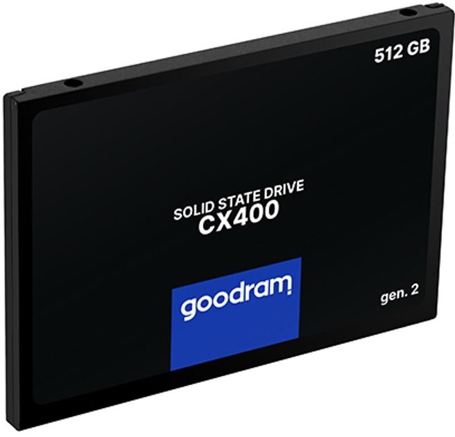 Накопичувач SSD 512GB GOODRAM CX400 Gen.2 2.5" SATAIII 3D TLC (SSDPR-CX400-512-G2)