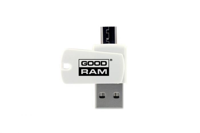 Кардрідер USB2.0 GOODRAM AO20 White (AO20-MW01R11)