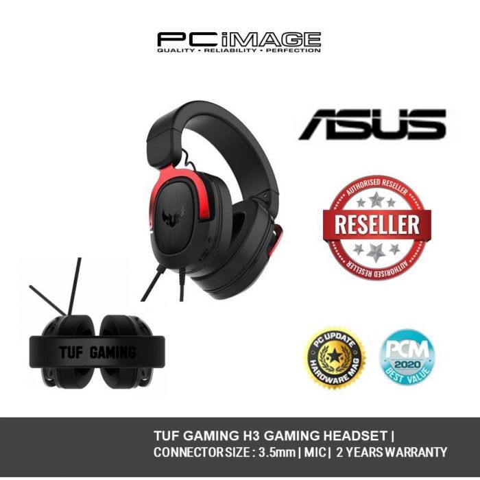 Гарнітура Asus TUF Gaming H3 Red (90YH02AR-B1UA00)