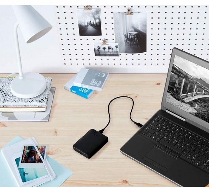 Зовнішній жорсткий диск 2.5" USB 5.0TB WD Elements Portable Black (WDBU6Y0050BBK-WESN)