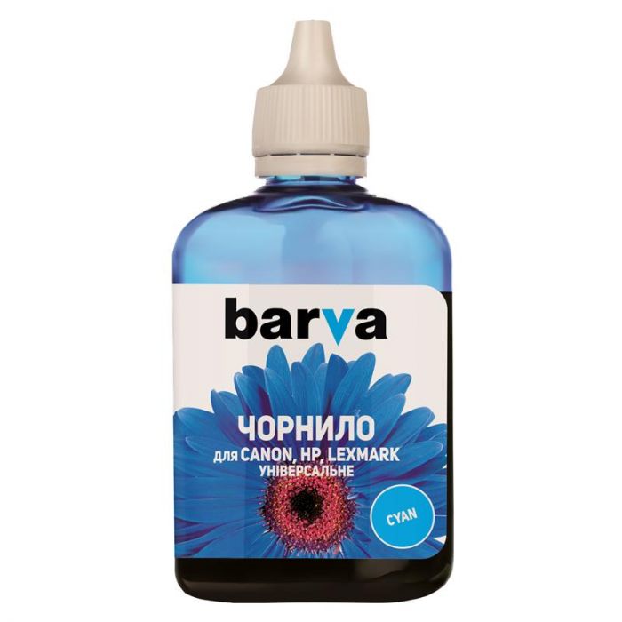 Чорнило Barva Canon/HP/Lexmark Универсальные №4 (Cyan) (CU4-472)  90 г