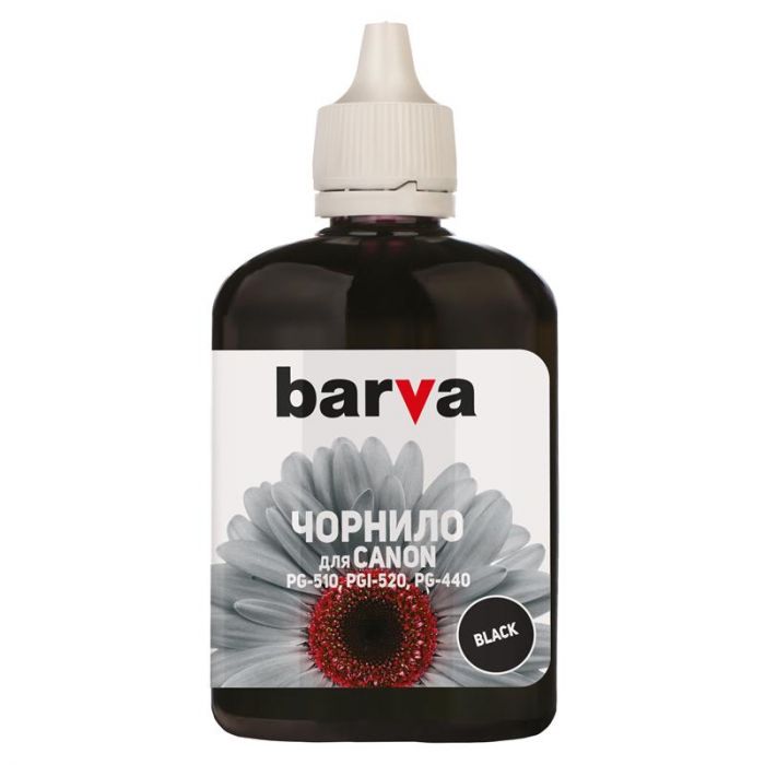 Чорнило Barva Canon PGI-520/PG-510 (MG2140/MP230/MP280) (C520-297) Black Pigment, 90 г