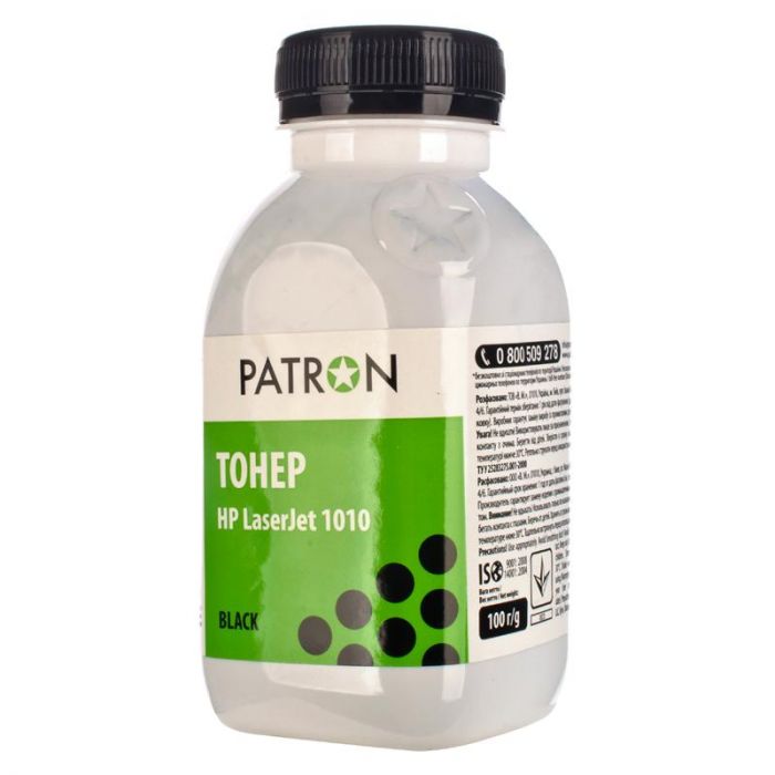 Тонер Patron (PN-HLJ1010-100) HP LJ 1010 Black, 100 г