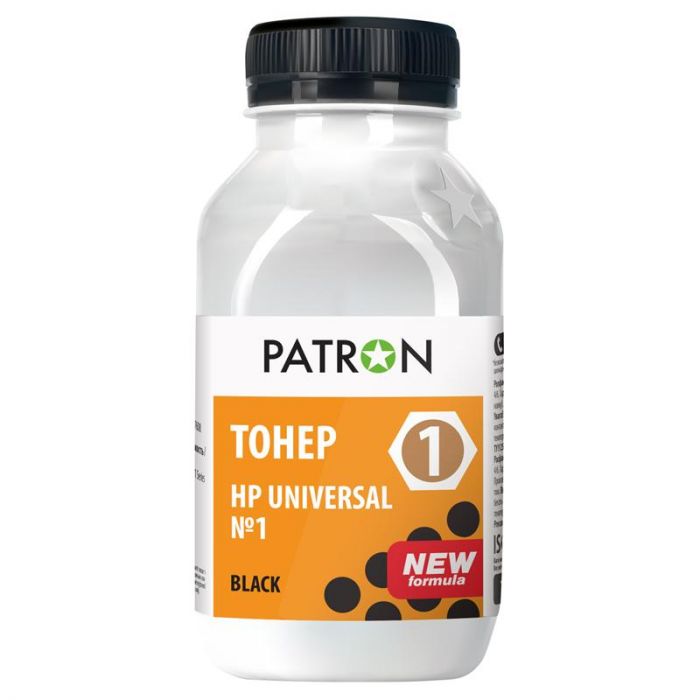 Тонер Patron (PN-HU1-100) HP Universal №1 Black, 100 г