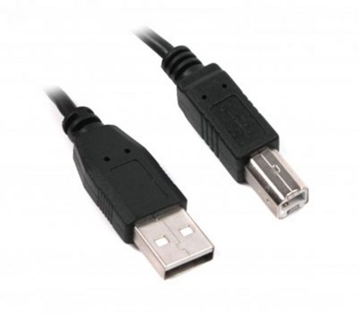 Кабель Maxxter USB - USB Type-B V 2.0 (M/M), 3 м, чорний (U-AMBM-10)