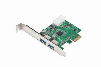 Контролер PCI-E 2xUSB 3.0 Gembird (UPC-30-2P)