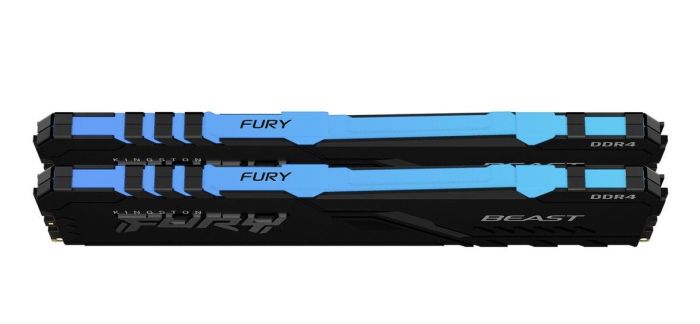 Модуль пам`ятi DDR4 2x16GB/3600 Kingston Fury Beast RGB Black (KF436C18BBAK2/32)