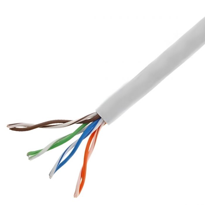 Кабель вита пара UTP 5е ATcom (бух.305м) мідь