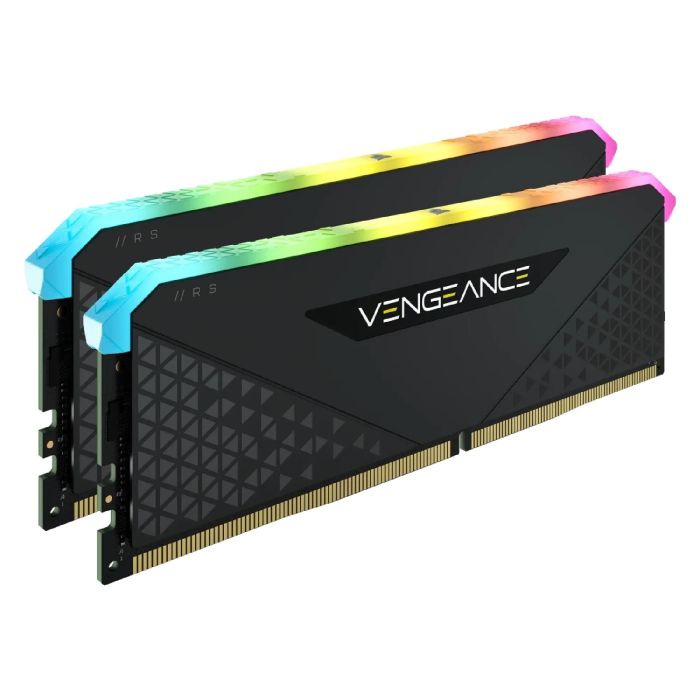 Модуль пам`ятi DDR4 2x16GB/3200 Corsair Vengeance RGB RS Black (CMG32GX4M2E3200C16)