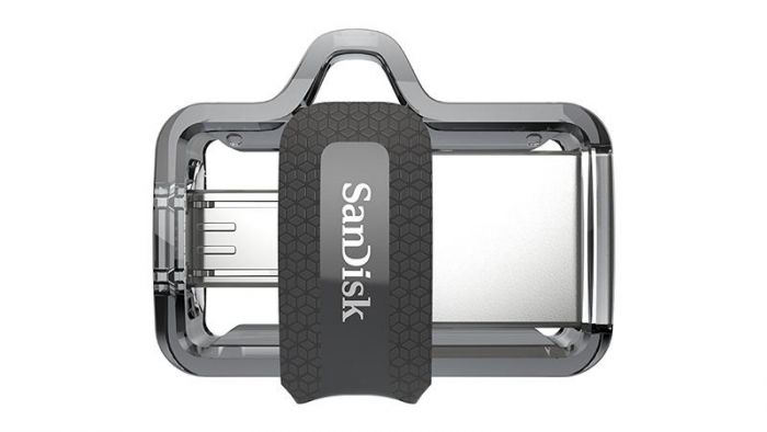 Флеш-накопичувач USB3.0 64GB OTG SanDisk Ultra Dual M3.0 Black (SDDD3-064G-G46)