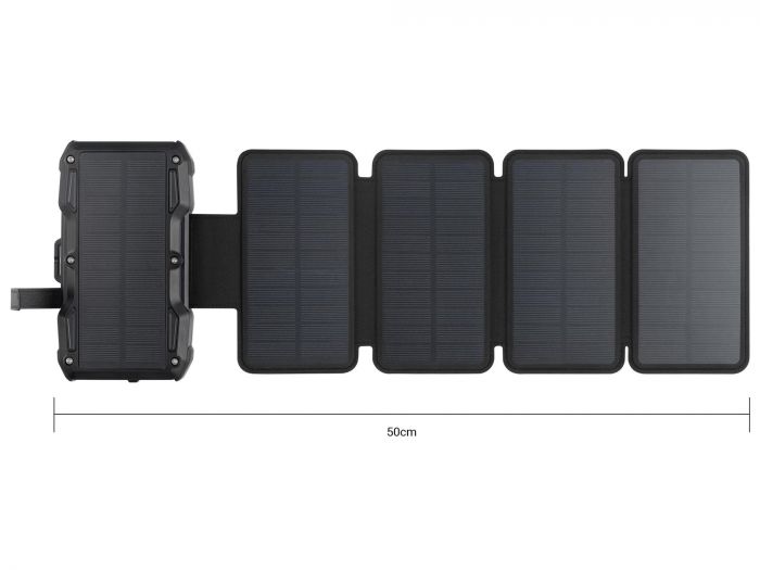 Універсальна мобільна батарея Sandberg Solar 5-Panel Powerbank 27000mAh Black (421-06)