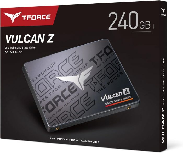 Накопичувач SSD 240GB Team Vulcan Z 2.5" SATAIII 3D TLC (T253TZ240G0C101)