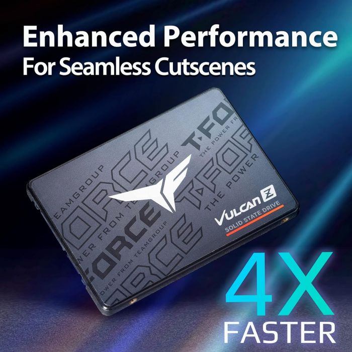 Накопичувач SSD 256GB Team Vulcan Z 2.5" SATAIII 3D TLC (T253TZ256G0C101)