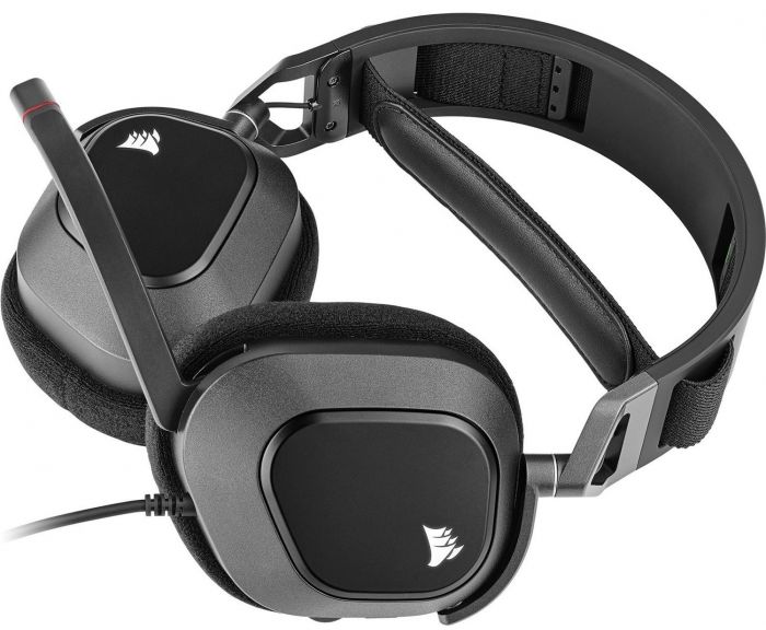 Гарнiтура Corsair HS80 RGB USB Headset Carbon (CA-9011237-EU)