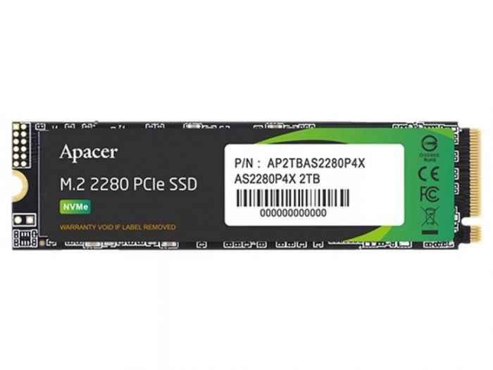 Накопичувач SSD 2TB Apacer AS2280P4X M.2 PCIe 3.0 3D TLC (AP2TBAS2280P4X-1)