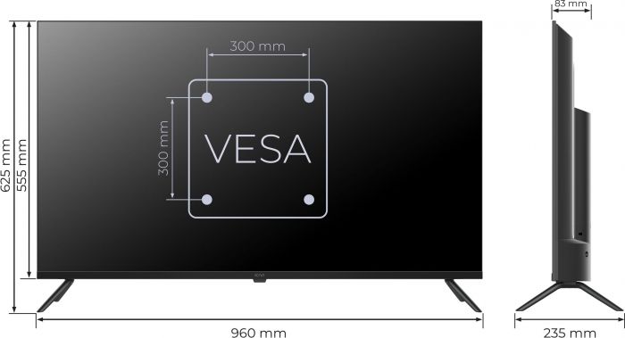 Телевiзор Kivi 43U770QB