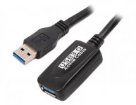 Кабель Viewcon VE057 USB3.0(AM)-USB3.0(AF), 5м, чорний, блістер