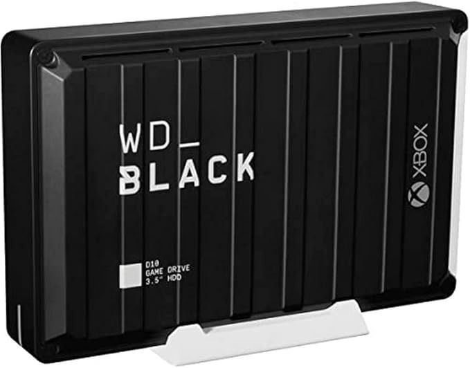 Зовнішній жорсткий диск 3.5" USB 12TB Black D10 Game Drive for Xbox One (WDBA5E0120HBK-EESN)