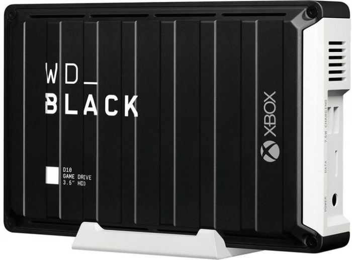 Зовнішній жорсткий диск 3.5" USB 12.0TB Black D10 Game Drive for Xbox One (WDBA5E0120HBK-EESN)