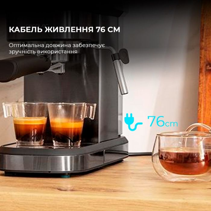 Кавоварка ріжкова Cecotec Cafelizzia 890 Gray (CCTC-01624)