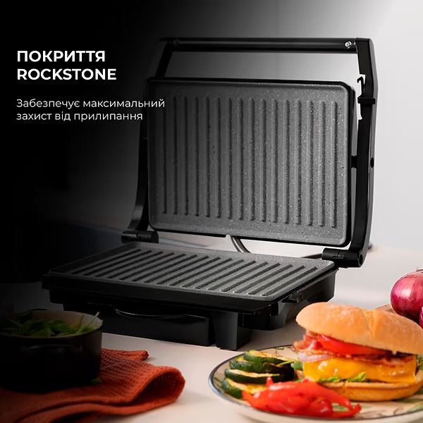 Гриль Cecotec Rock`nGrill Dark 1000 (CCTC-03000)