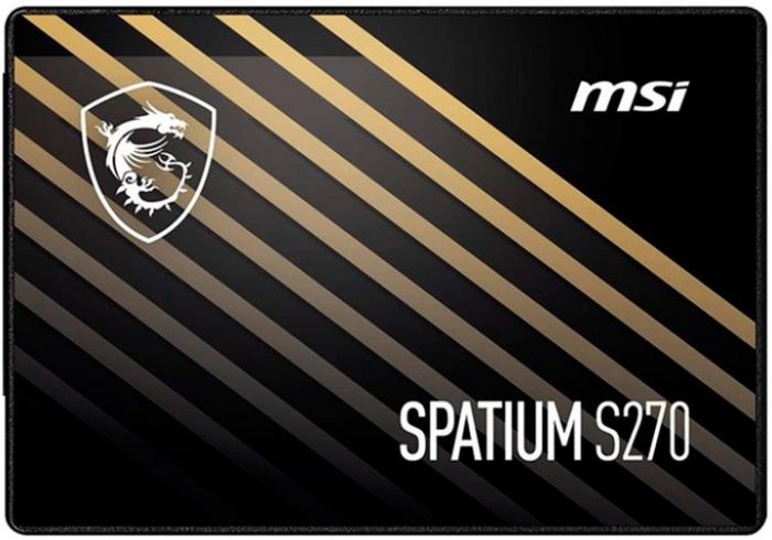 Накопичувач SSD 480GB MSI Spatium S270 2.5" SATAIII 3D TLC (S78-440E350-P83)