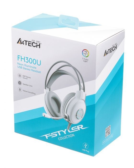 Гарнітура A4Tech FH300U White