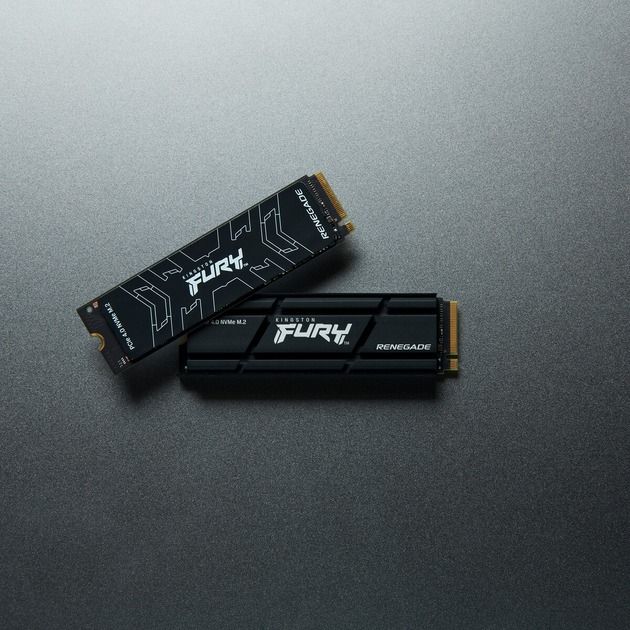 Накопичувач SSD 4TB Kingston Fury Renegade with Heatsink M.2 2280 PCIe 4.0 x4 NVMe 3D TLC (SFYRDK/4000G)