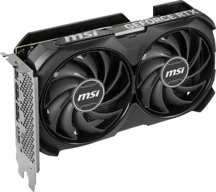 Відеокарта GF RTX 4060 8GB GDDR6 Ventus 2X Black OC MSI (GeForce RTX 4060 VENTUS 2X BLACK 8G OC)