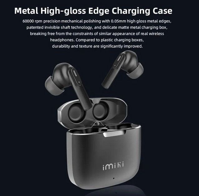 Bluetooth-гарнітура iMiki Earphone MT2 Black