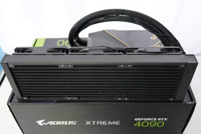 Відеокарта GF RTX 4090 24GB GDDR6X Aorus Xtreme Waterforce Gigabyte (GV-N4090AORUSX W-24GD)