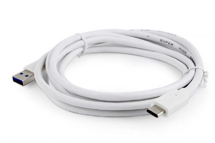 Кабель Cablexpert USB - USB Type-C V 3.0 (M/M), 1.8 м, білий (CCP-USB3-AMCM-6-W)