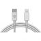 Кабель REAL-EL USB Type-C - Lightning (M/M), 2 м, White  (4743304104697)