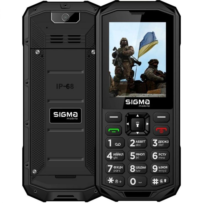 Мобільний телефон Sigma mobile X-treme PA68 Dual Sim Black (4827798466513)