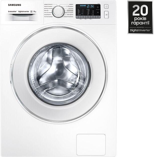 Пральна машина Samsung WW80J52E0JW/UA