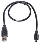 Кабель PowerPlant (KD00AS1219) USB2.0(AM)-MiniUSB(AM), 0.5м, Black