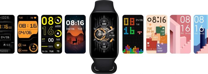 Фiтнес-браслет Xiaomi Mi Smart Band 8 Active Black (BHR7422GL)