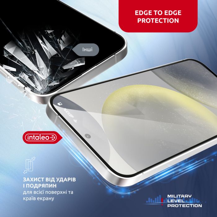 Захисне скло Intaleo з аплікатором Intaleo MagicBox для Samsung Galaxy S24+ SM-S926 Black (4820266742881)