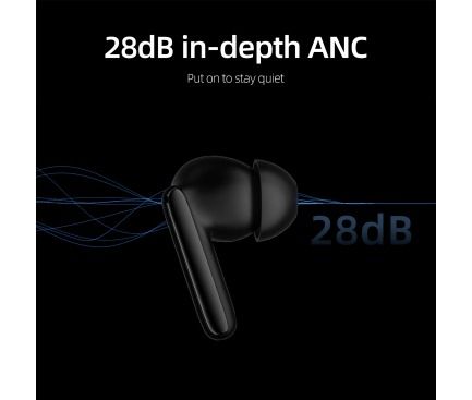 Bluetooth-гарнітура QCY T13 ANC2 Black_