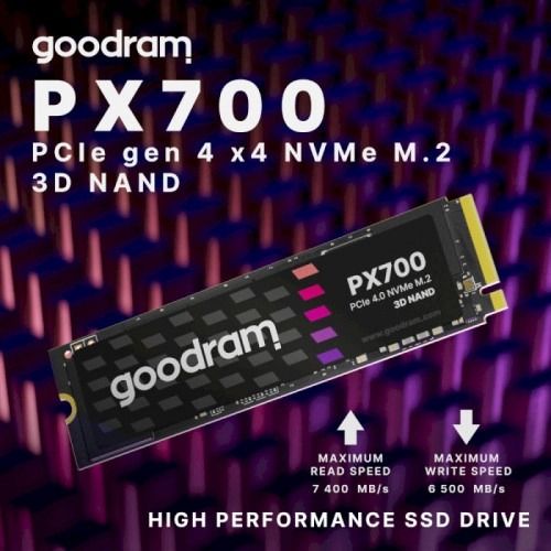 Накопичувач SSD 1TB Goodram PX700 M.2 2280 PCIe 4.0 x4 NVMe 3D NAND (SSDPR-PX700-01T-80)