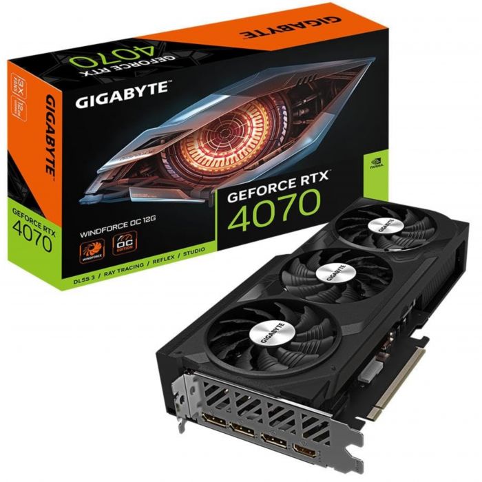 Відеокарта GF RTX 4070 Super 12GB GDDR6X Gaming OC Gigabyte (GV-N407SGAMING OC-12GD)