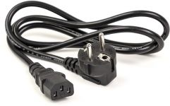Кабель живлення PowerPlant (CA910656) CEE7/7-C13, 1.8м