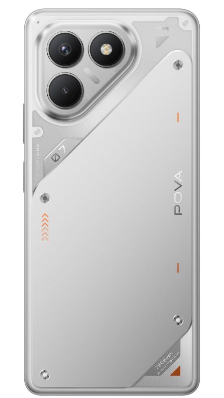 Смартфон Tecno Pova 7 Neo (LJ6) 8/256GB Magic Silver (4894947086816)