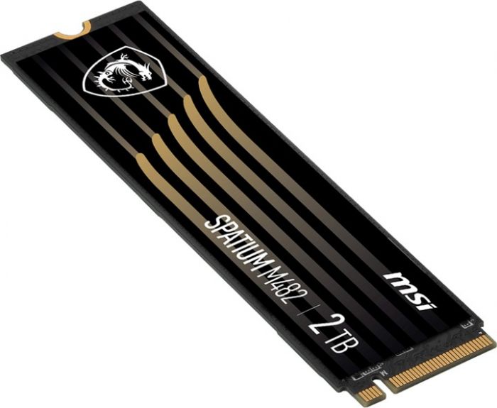 Накопичувач SSD 2TB MSI Spatium M482 M.2 2280 PCIe 4.0 x4 NVMe 3D NAND TLC (S78-440Q730-P83)