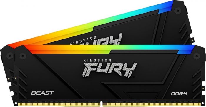 Модуль пам`яті DDR4 2x16GB/3600 Kingston Fury Beast RGB (KF436C18BB2AK2/32)