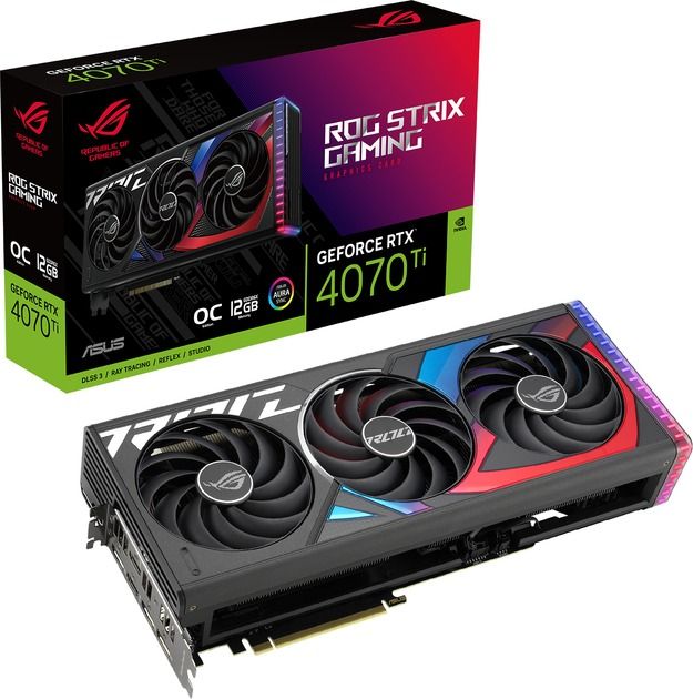 Відеокарта GF RTX 4070 Super 12GB GDDR6X ROG Strix Gaming OC Asus (ROG-STRIX-RTX4070S-O12G-GAMING)