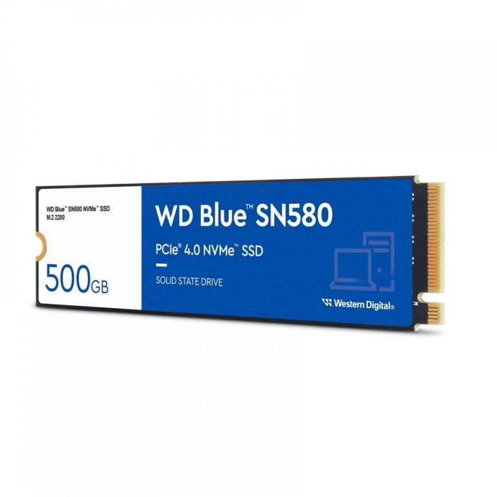 Накопичувач SSD 500GB WD Blue SN580 M.2 2280 PCIe 4.0 x4 3D TLC (WDS500G3B0E)